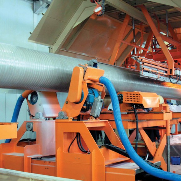 FRP pipe manufacture process 2